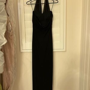 Chic Black Backless Dress